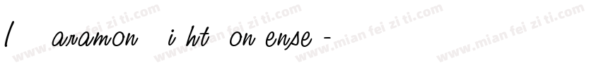 ITC Garamond Light Condensed字体转换